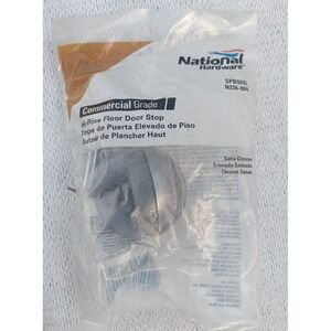 [2x] National Hardware Commercial Grade Lo-Rise Floor Doorstop ( Lot of 2)